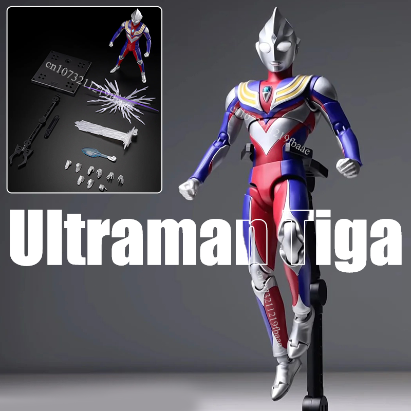 Model Kit Ultraman Tiga - 정품 블로키즈 울트라맨 티가 액션 피규어