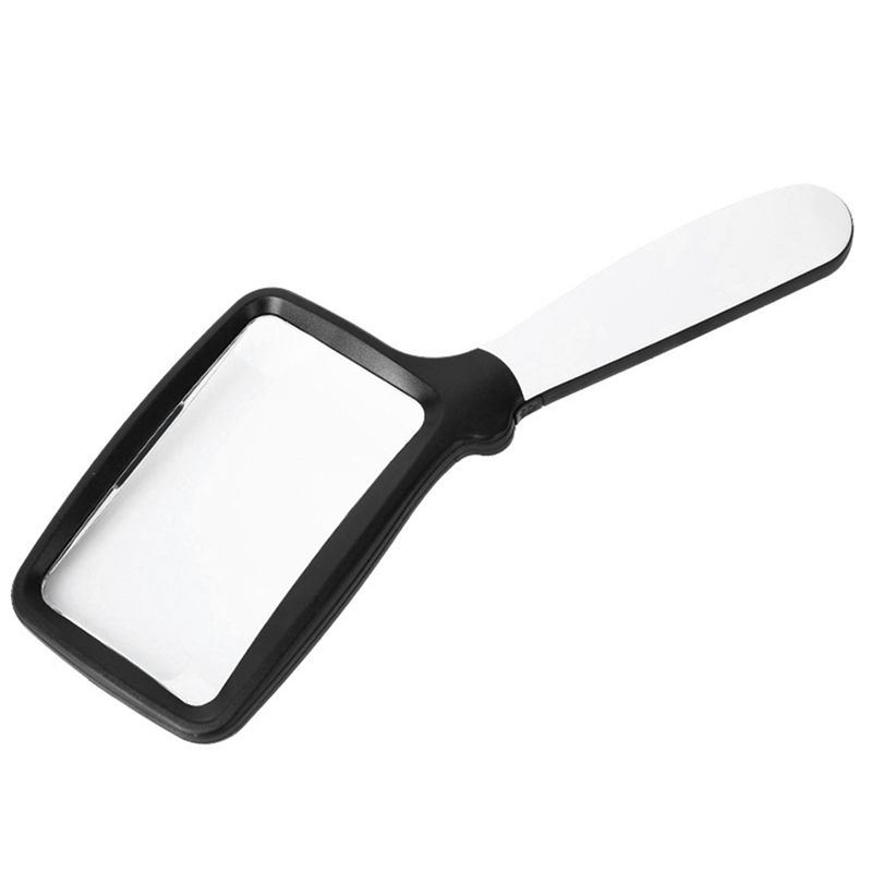 Magnifier With Light - LED 조명이 있는 사각형 휴대용 접이식