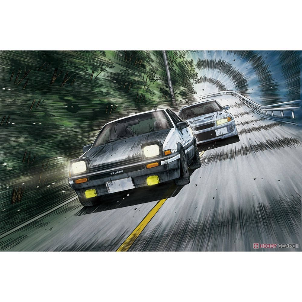 Model Kit Initial D - 조립식 모델 아오시마-05954-A 1/24 이니셜 D