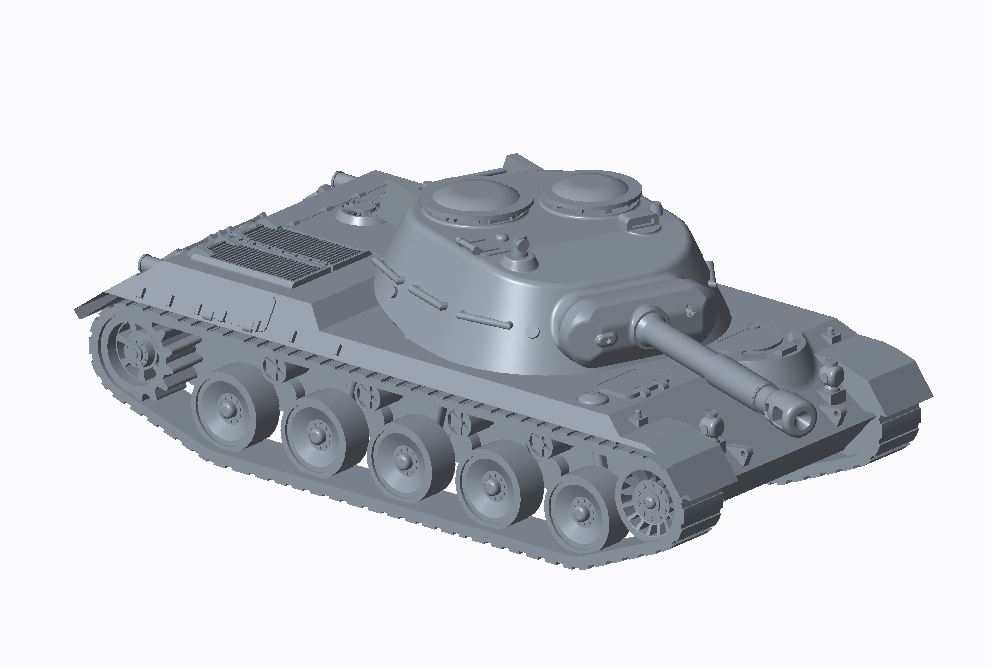 Model Kit Baki - Spahpanzer Ru 251 라이트 탱크 모델