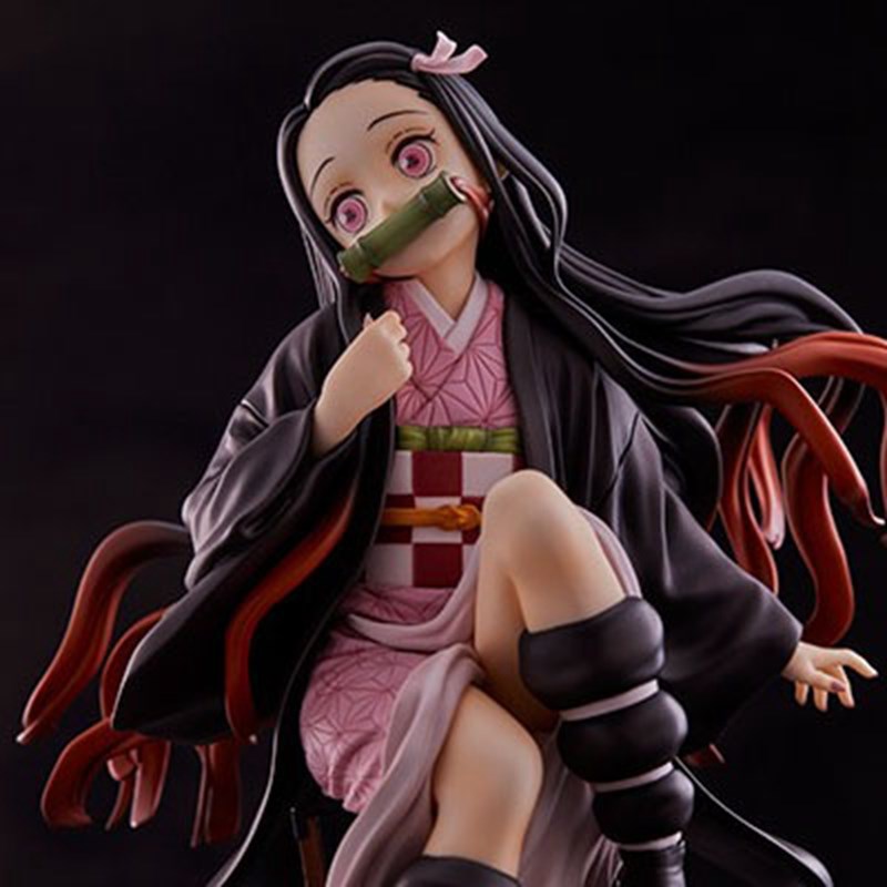 Model Kit Kaiju No 8 - 15CM 악마 슬레이어 Kamado Nezuko 앉아