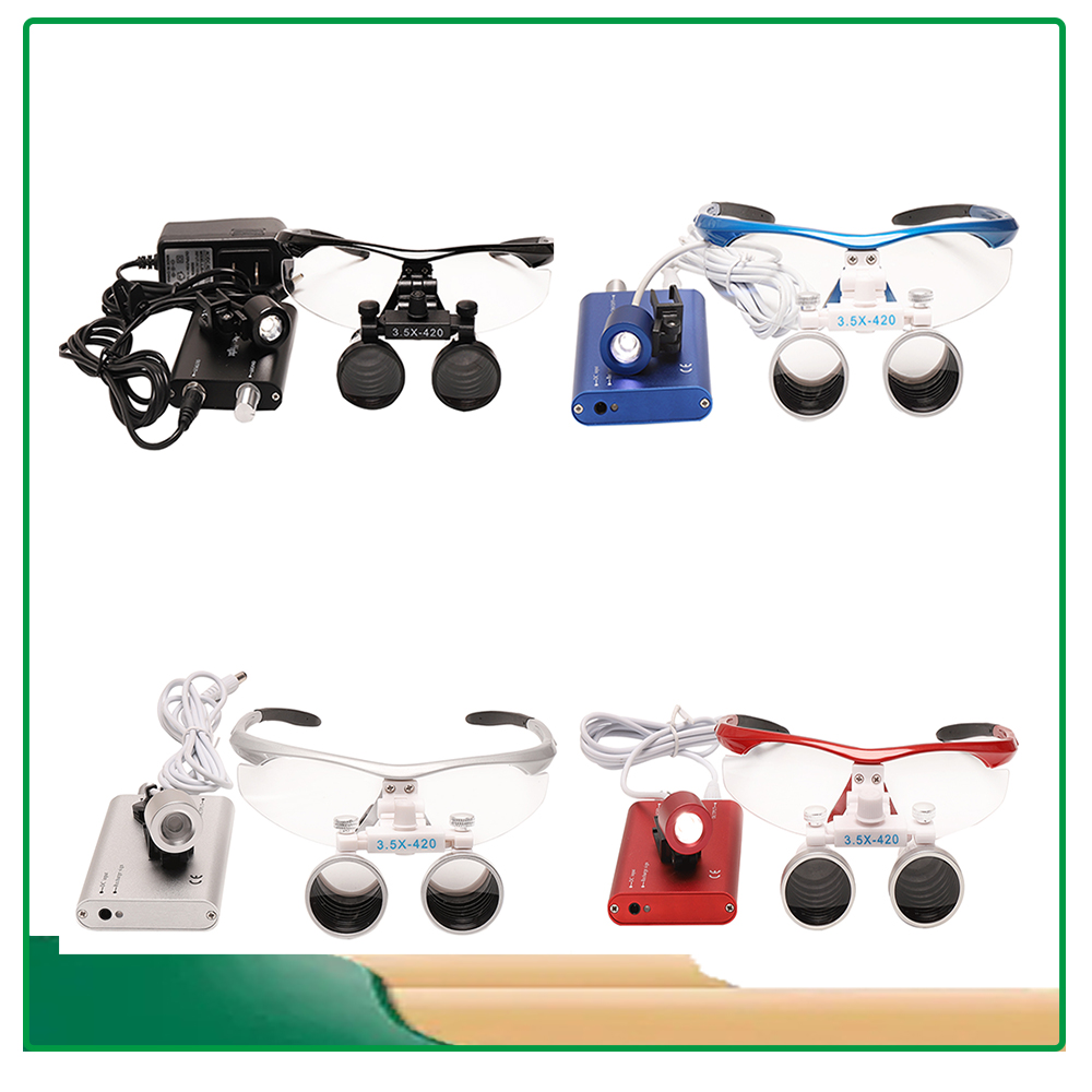 Magnifier With Light - LED 헤드라이트 수술용 루페가 있는 3.5X