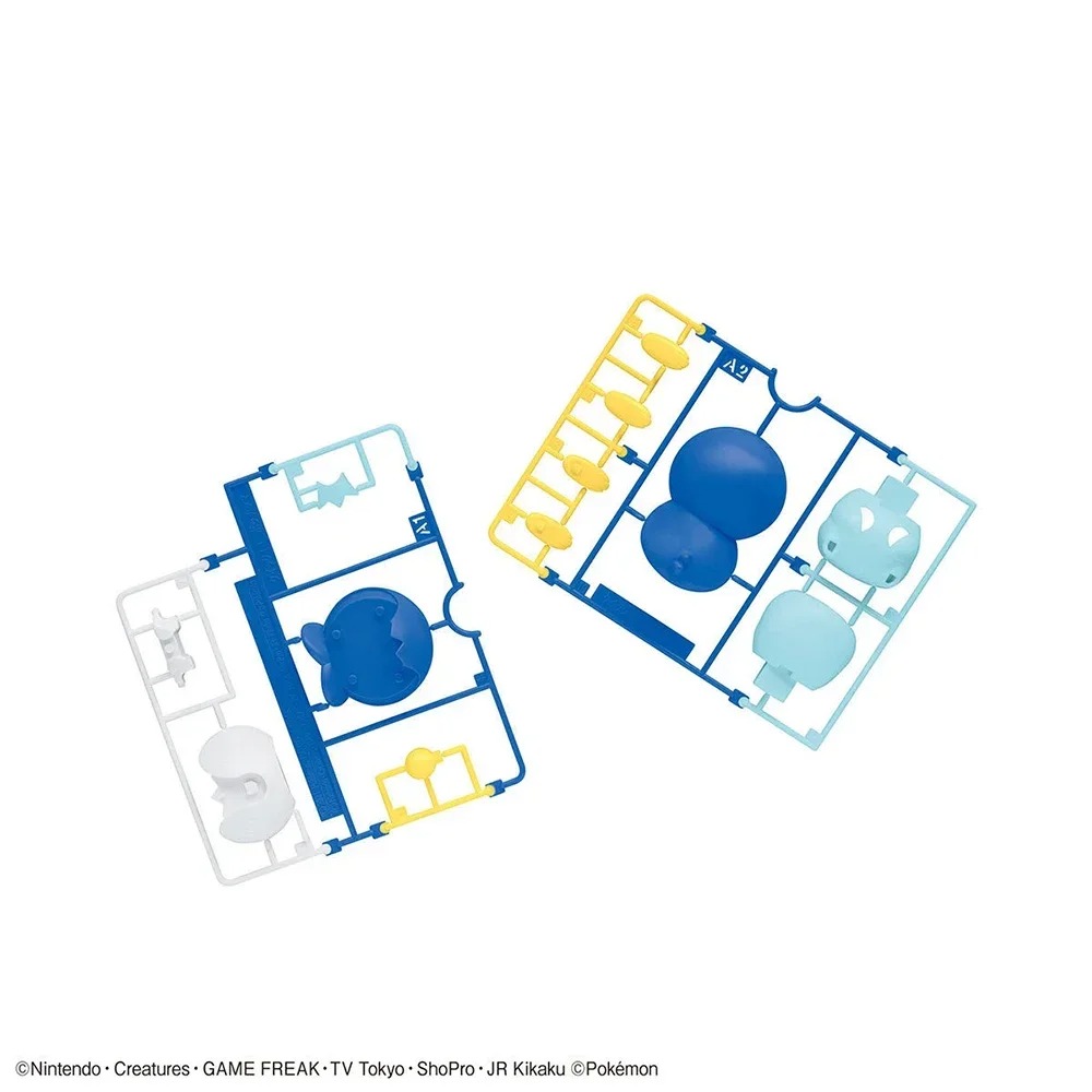 Model Kit Quick Piplup - 반다이 오리지널 포켓몬 피규어 모델 키트