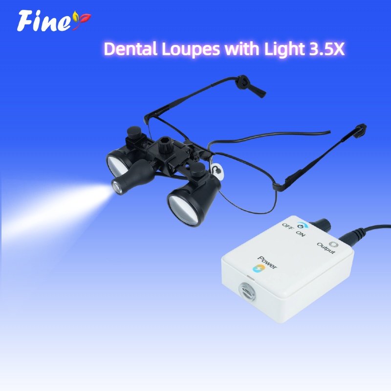 파인어 치과 확대경 3.5배율 치과용 루페 조명 포함  - Magnifier With Light 리뷰 및 가격
