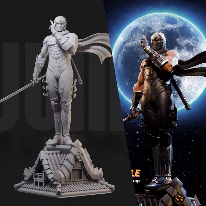 미니어처 블랙 로브 닌자 류 송진 피규어 조립 모델 키 - Model Kit Baki 리뷰 및 가격