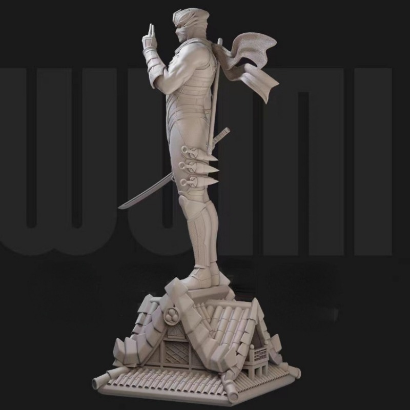 미니어처 블랙 로브 닌자 류 송진 피규어 조립 모델 키 - Model Kit Baki 리뷰 및 가격
