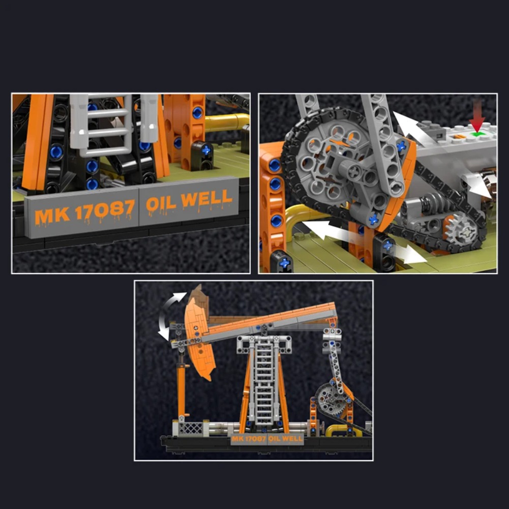몰드 킹 840피스 17087 석유 시추기 모델 테크놀 - Model Kit Lego 리뷰 및 가격