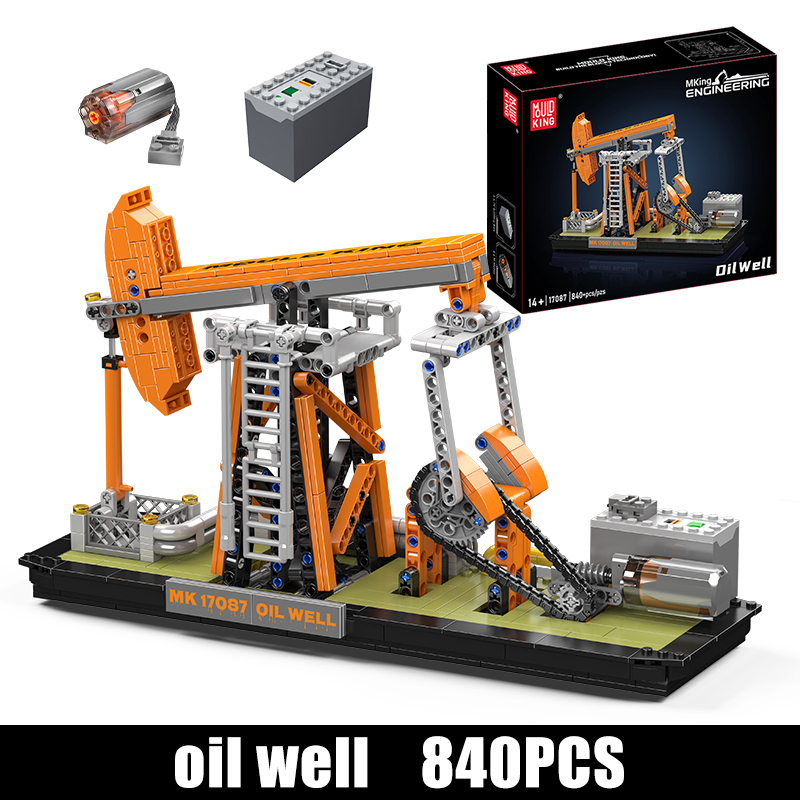 몰드 킹 840피스 17087 석유 시추기 모델 테크놀 - Model Kit Lego 리뷰 및 가격