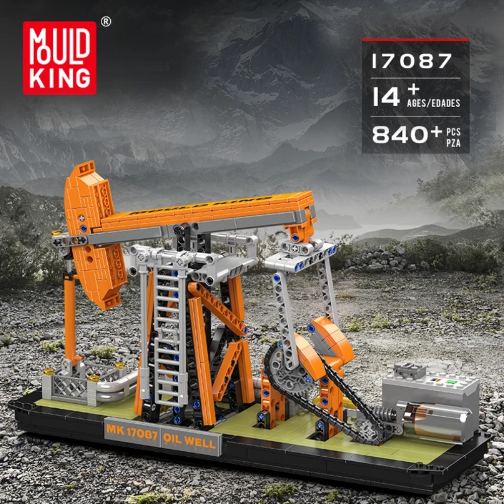 몰드 킹 840피스 17087 석유 시추기 모델 테크놀 - Model Kit Lego 리뷰 및 가격