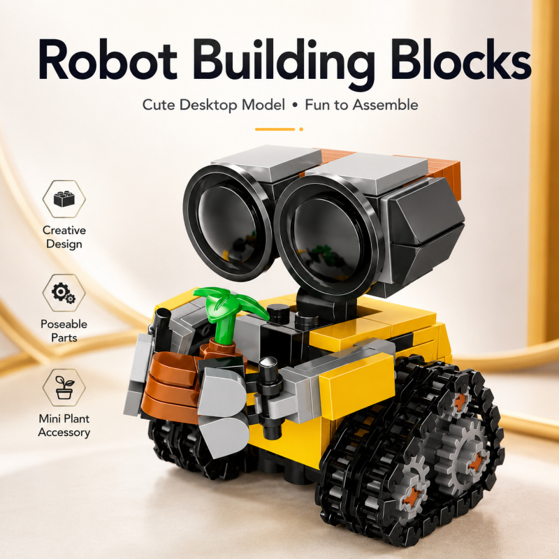 미니 로봇 빌딩 블록 세트, 식물 액세서리가 포함된 귀 - Model Kit Lego 리뷰 및 가격