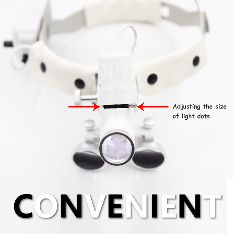 5W 치과용 LED 조명 수술 확대경 헤드라이트 외과  - Magnifier With Light 리뷰 및 가격