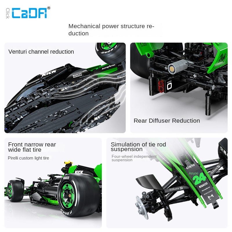 카다 사우버 F1 팀 C44 포뮬러-1 레이싱카 조립  - Model Kit Formula 1 리뷰 및 가격