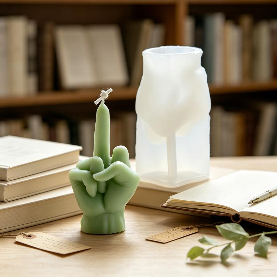 DIY 손가락 모양 실리콘 양초 몰드, 3D 중간 손가 - Model Kit Cement 리뷰 및 가격
