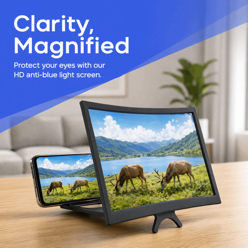 12인치 3D 화면 확대기 브래킷 프레넬 렌즈 곡면형  - Magnifier With Light 리뷰 및 가격