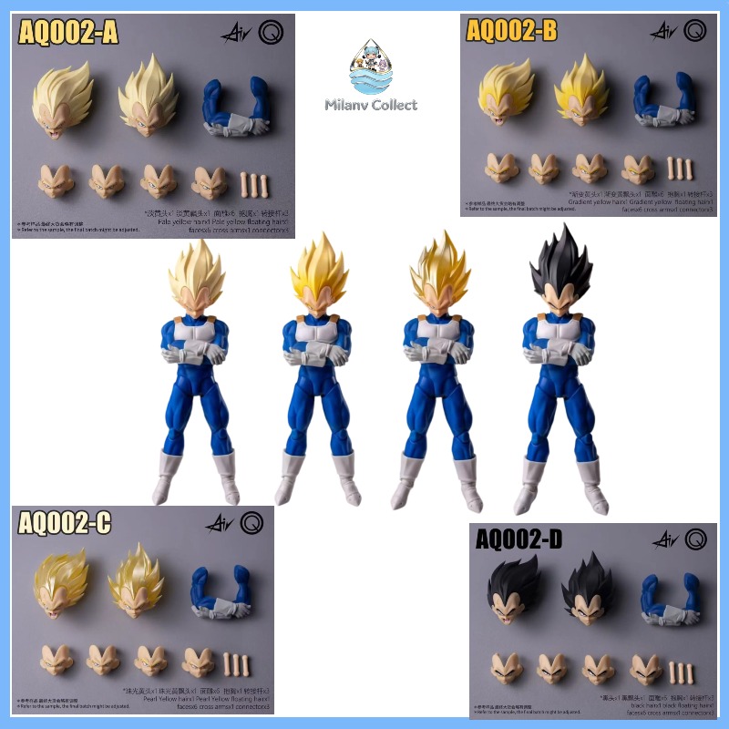 재고 있음 AIR&OQ 스튜디오 드래곤볼 베지터 헤드  - Model Kit Baki 리뷰 및 가격