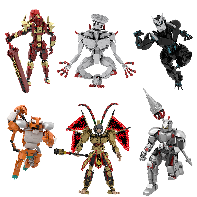 새로운 몬스터 시리즈 조립 휴대용 테이블 블록 어린이  - Model Kit Kaiju No 8 리뷰 및 가격