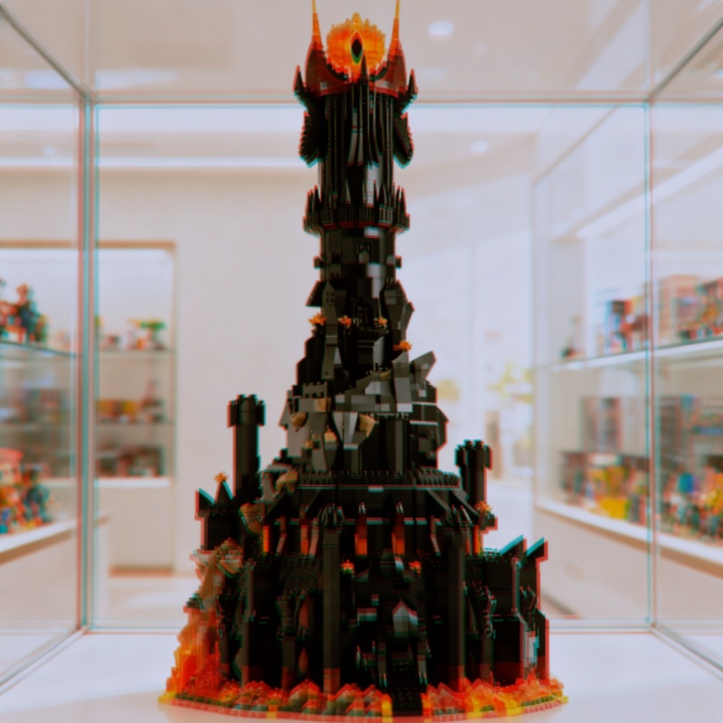 새로운 핫 5471피스 키트 블랙 타워 다크 크리에이티 - Model Kit Lego 리뷰 및 가격