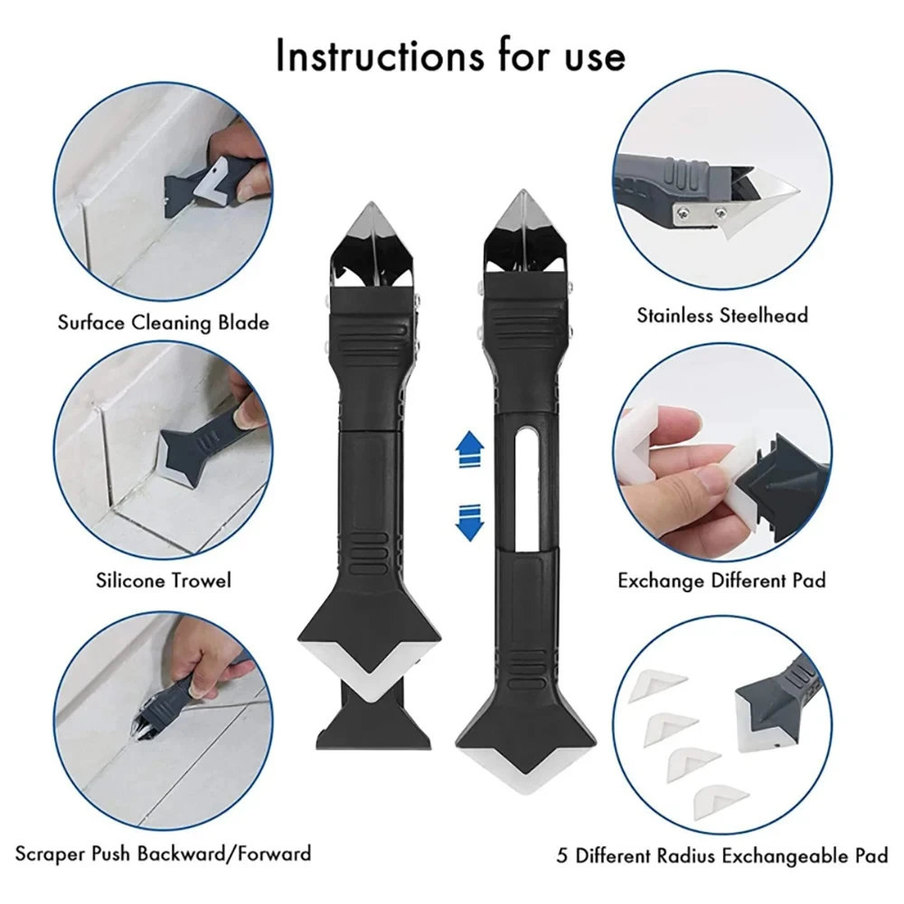 5-in-1 페인팅 및 코킹 도구 키트 – 금속 스크레 - Model Kit Paint Remover 리뷰 및 가격