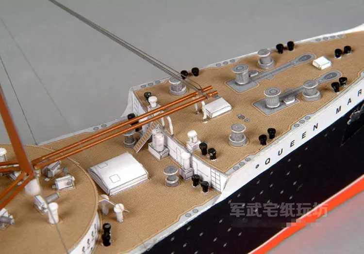 1:400 스케일 영국 왕실 우편 기선 RMS 퀸 메리 - Model Kit Queen Mary 리뷰 및 가격