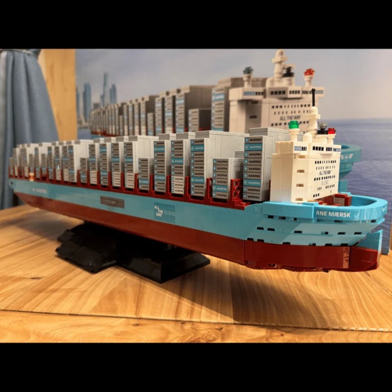 새로운 2026년형 이중 연료 컨테이너 선박 브릭 퍼즐 - Model Kit Lego 리뷰 및 가격
